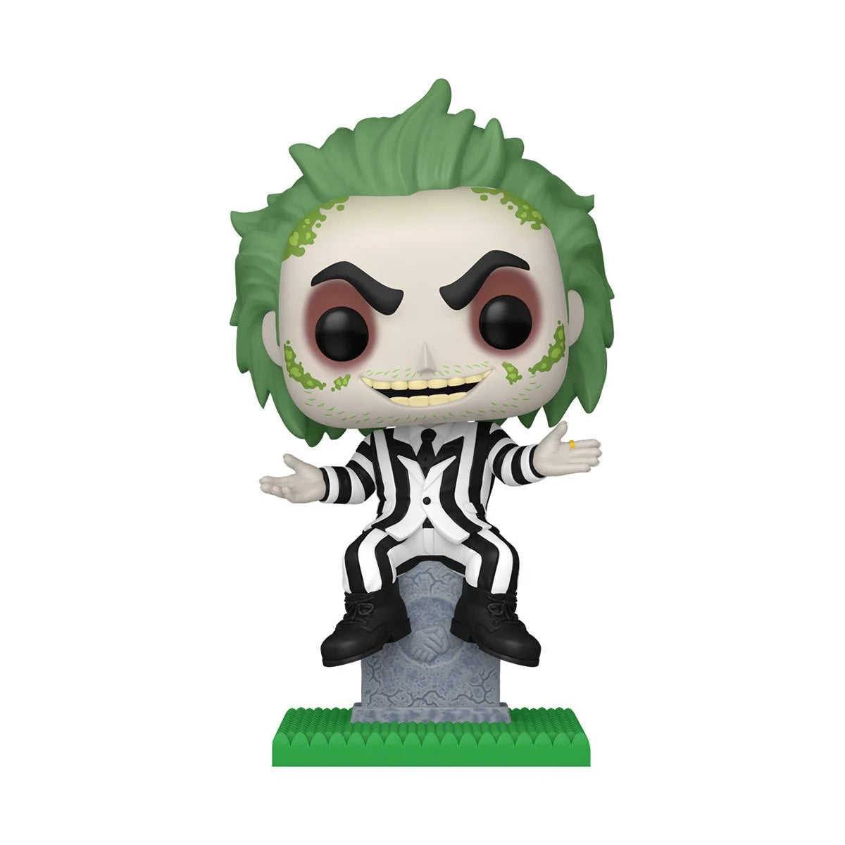 [Pre-Order] Funko Plus Pop!: Beetlejuice - Beetlejuice  on Tombstone (GITD) #1757 - Entertainment Earth Exclusive