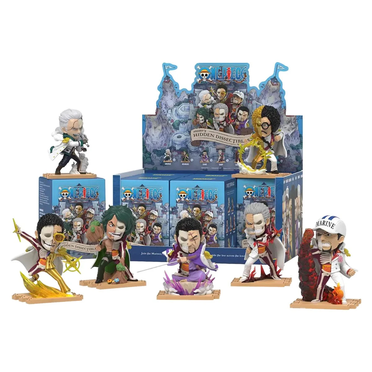 Freeny's Hidden Dissectibles: One Piece Series 8 (Marines Edition)- Individual Mini Figure Blind Box