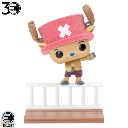 [Arriving Soon] Funko POP! Anime: One Piece - Tony Tony Chopper (Straw Hat Pirates) (Flocked) #2332 (Entertainment Earth Exclusive)