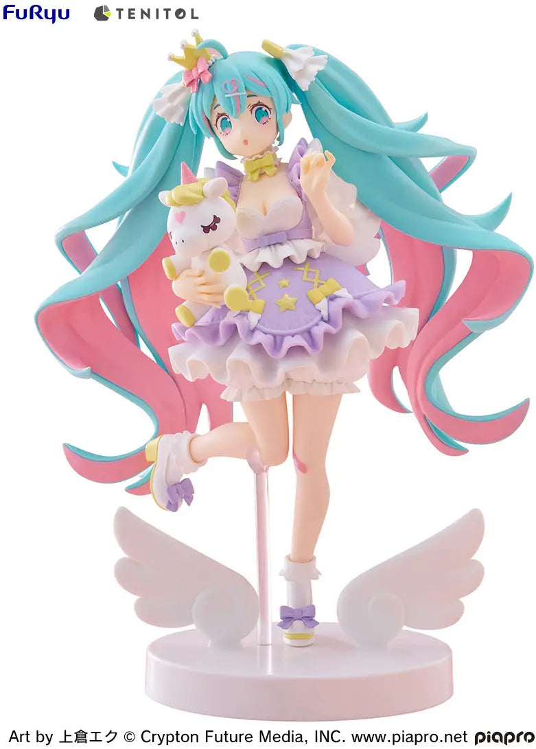 Hatsune Miku (Yumekawa Princess Lavender Ver.) - Tenitol Figure
