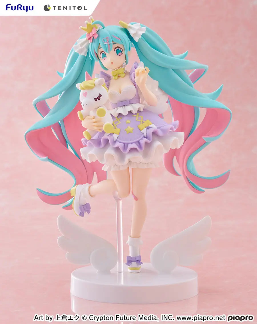 Hatsune Miku (Yumekawa Princess Lavender Ver.) - Tenitol Figure