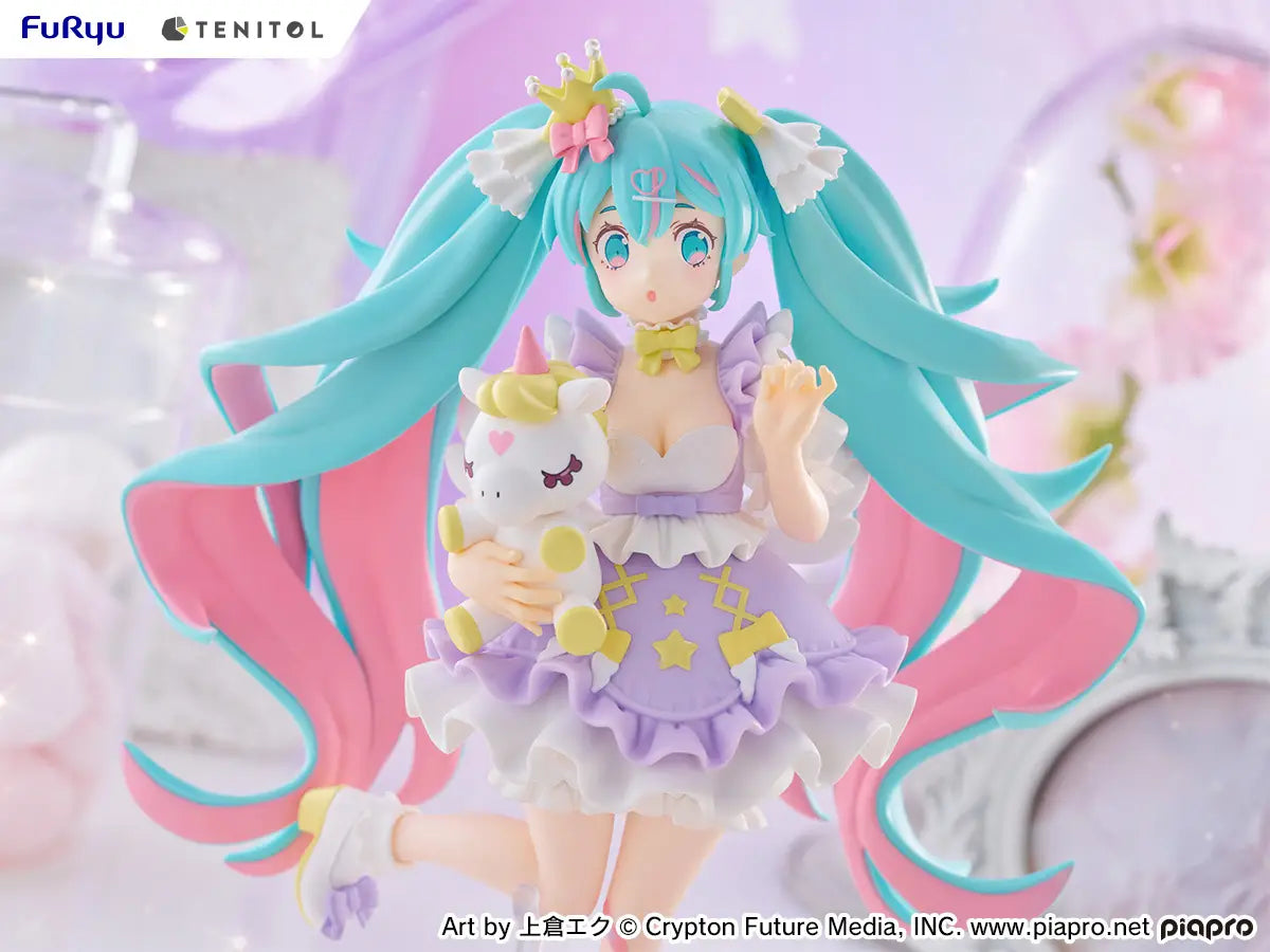Hatsune Miku (Yumekawa Princess Lavender Ver.) - Tenitol Figure