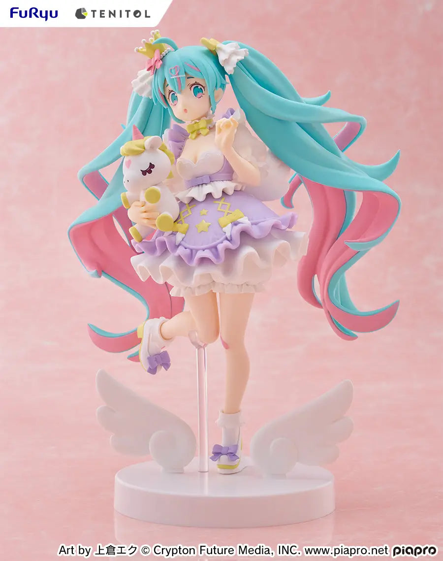Hatsune Miku (Yumekawa Princess Lavender Ver.) - Tenitol Figure