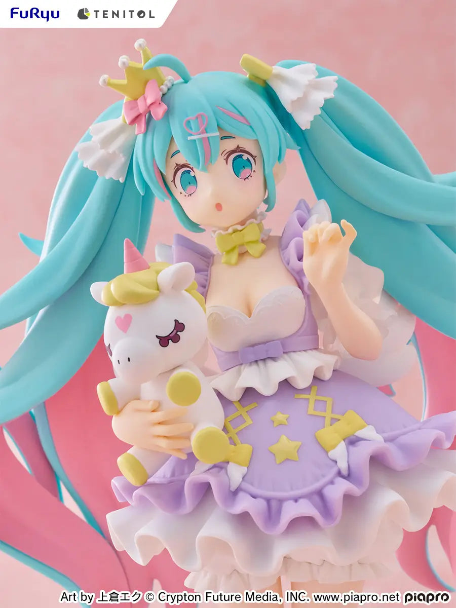 Hatsune Miku (Yumekawa Princess Lavender Ver.) - Tenitol Figure