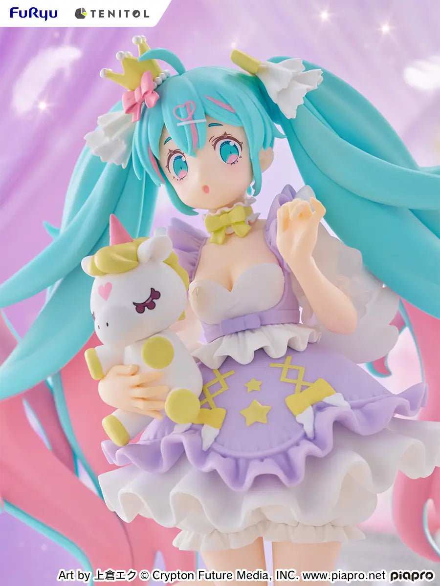 Hatsune Miku (Yumekawa Princess Lavender Ver.) - Tenitol Figure