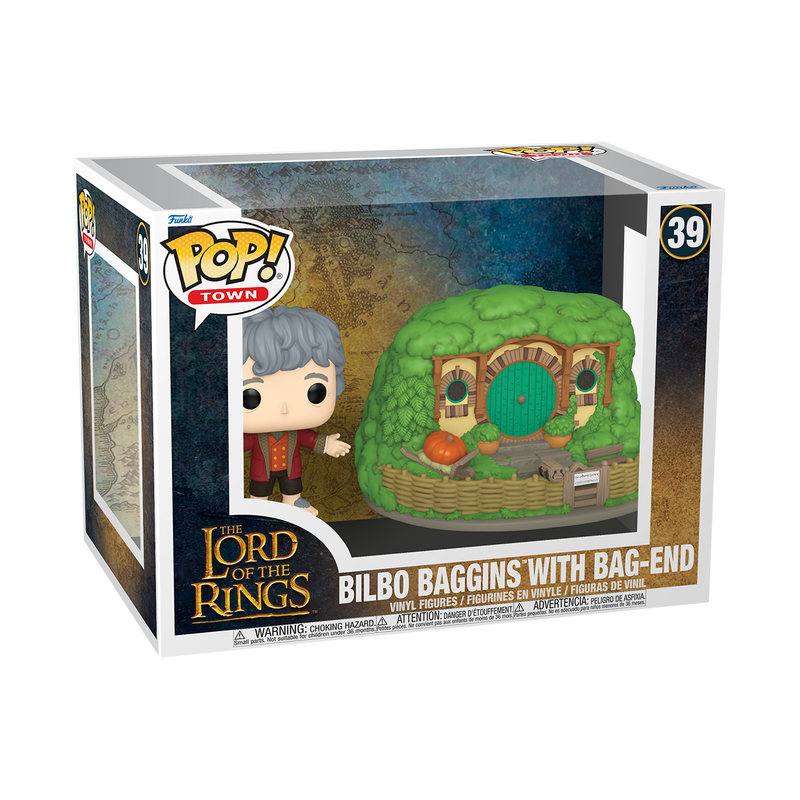 Funko Pop! Movies: The Lords Of The Rings - Bilbo Baggins W/ Bag-End #39