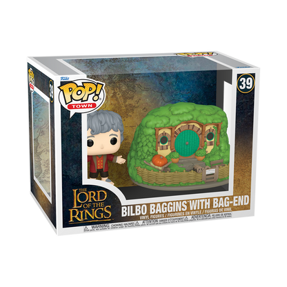 Funko Pop! Movies: The Lords Of The Rings - Bilbo Baggins W/ Bag-End #39