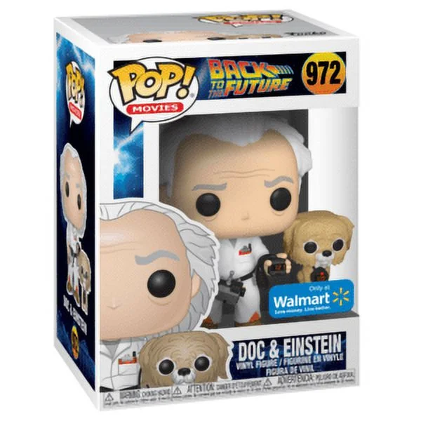 Funko POP! Movies: Back to the Future - Doc & Einstein #972 (Walmart)