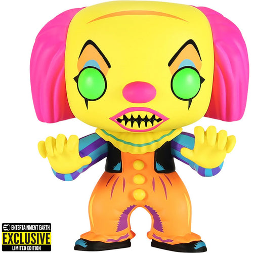 Funko POP! Movies: IT: The Movie - Pennywise (Black Light) #55 (Entertainment Earth)