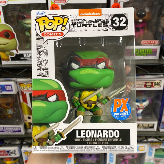Funko POP! Comics: Teenage Mutant Ninja Turtles - Leonardo #32 (Previews Exclusive)
