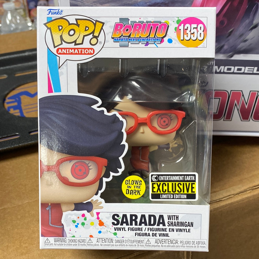 Funko POP! Anime Boruto Sarada with Sharingan (Glows in the Dark