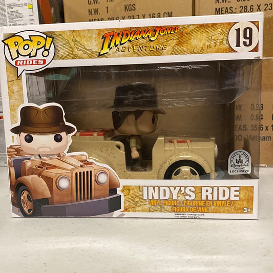 Funko POP! Rides: Indiana Jones Adventure - Indy’s Ride #19 (Disney Parks Exclusive) - Videguy Collectibles