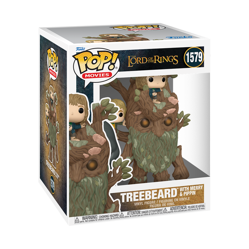 Funko Pop! Movies: The Lords Of The Rings - Treebeard W/ Merry& Pippin #1579