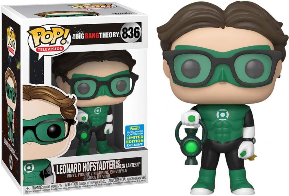 Funko POP! Television: The Big Bang Theory - Leonard as Green Lantern #836 (2019 Summer Convention)