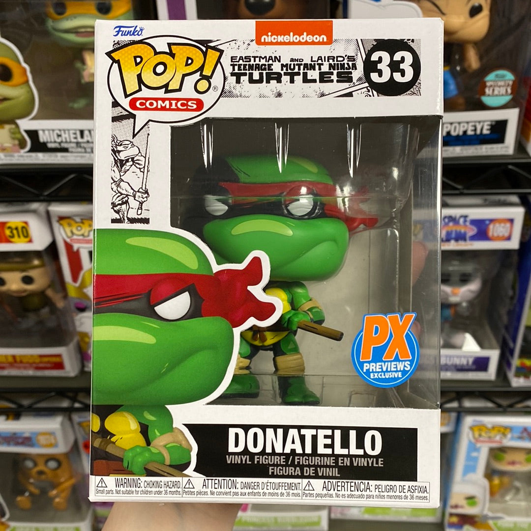 Funko POP! Comics: Teenage Mutant Ninja Turtles - Donatello #33 (Previews Exclusive)