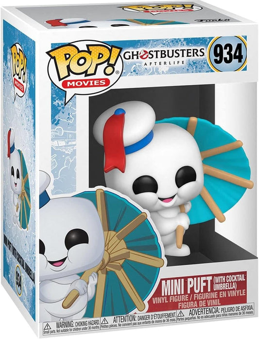 Funko POP! Movies: Ghostbusters Afterlife - Mini Puft (with Cocktail Umbrella) #934