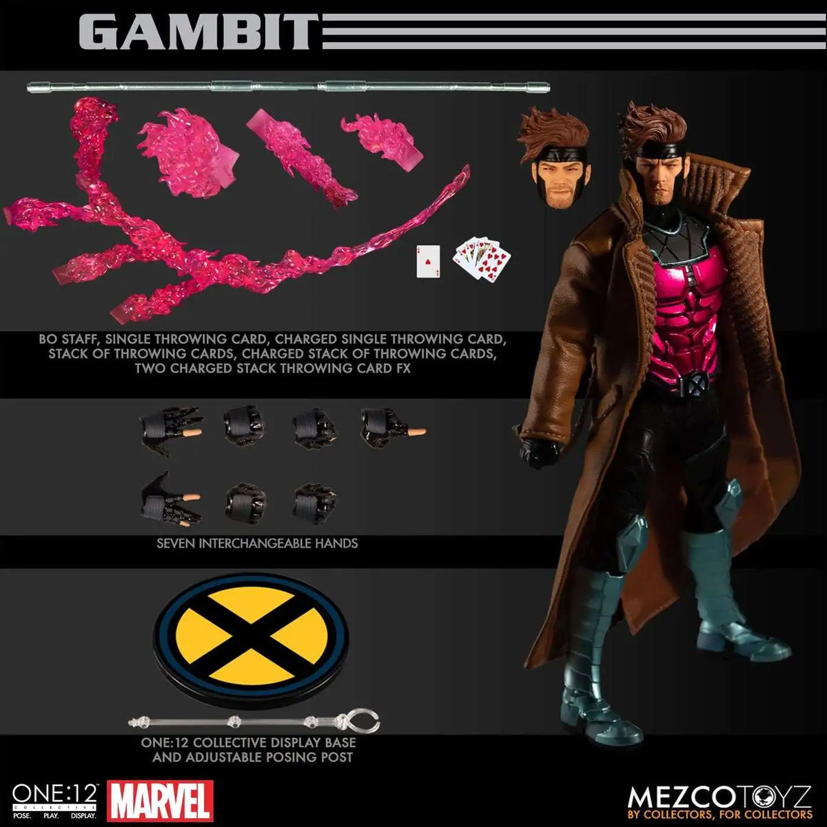 Marvel: One:12 Collective - Gambit Action Figure [X-Men]