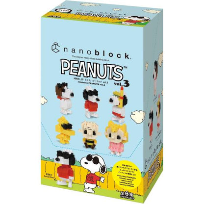 Nanoblock: MiniNano - Peanuts Vol.3 (6 Packs/Box) [Kawada]