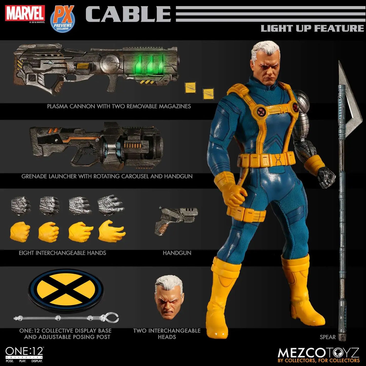 Marvel: One:12 Collective - Cable - Exclusive Action Figure