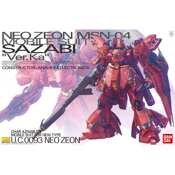 Sazabi (Ver. Ka) "Char's Counterattack", Bandai Hobby MG 1/100