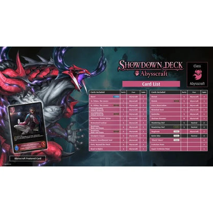 Abysscraft Shadowverse: Evolve English Edition Showdown Deck