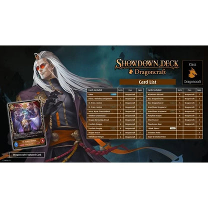 Dragoncraft Shadowverse: Evolve English Edition Showdown Deck