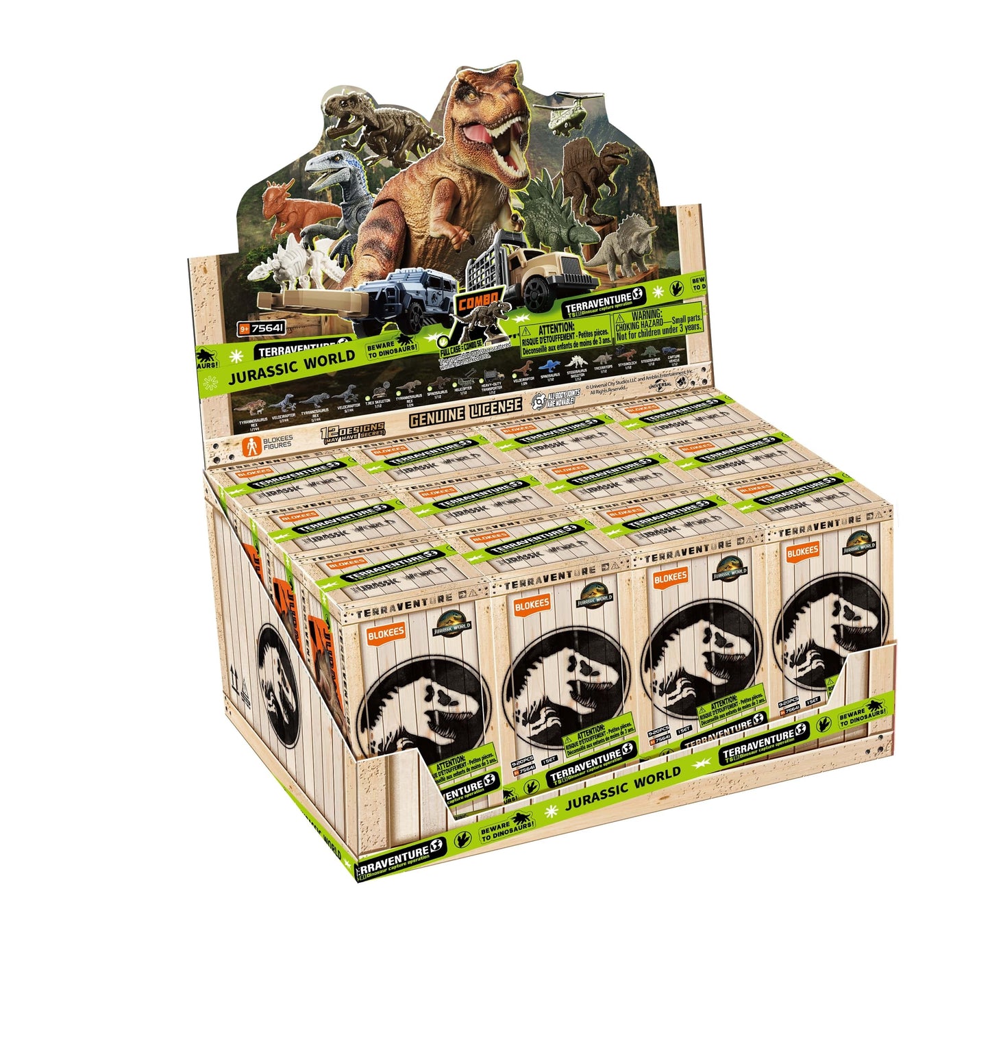 Jurassic World: Terraventure - Surprise Wave 1 - Dinosaur Capture Operation - Blokees Blind Box