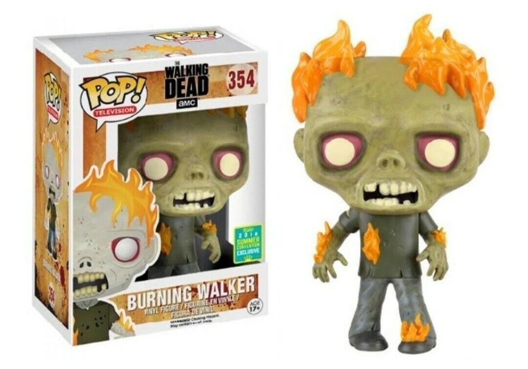 Funko POP! Television: The Walking Dead - Burning Walker #354 (2016 Summer Convention Exclusive)