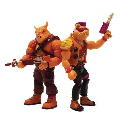 Teenage Mutant Ninja Turtles: Ultimate Arcade Bebop and Rocksteady (2 Pack) - 5" Action Figure