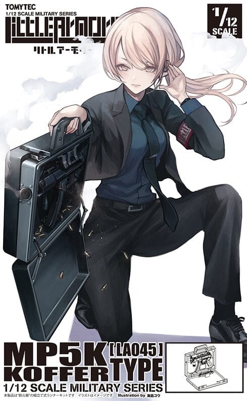 [Arriving Soon] Little Armory: LA045 Military Series - MP5K Koffer Type - 1/12 Scale Model Kit