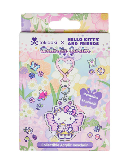 Tokidoki x Hello Kitty and Friends Butterfly Garden Carabiner - Acrylic Keychain Blind Box