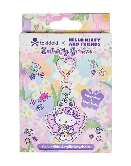 Tokidoki x Hello Kitty and Friends Butterfly Garden Carabiner - Acrylic Keychain Blind Box