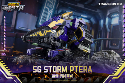 Mini Force X: Transcon SG Rex Kaizer D7 - Transformable Action Figure