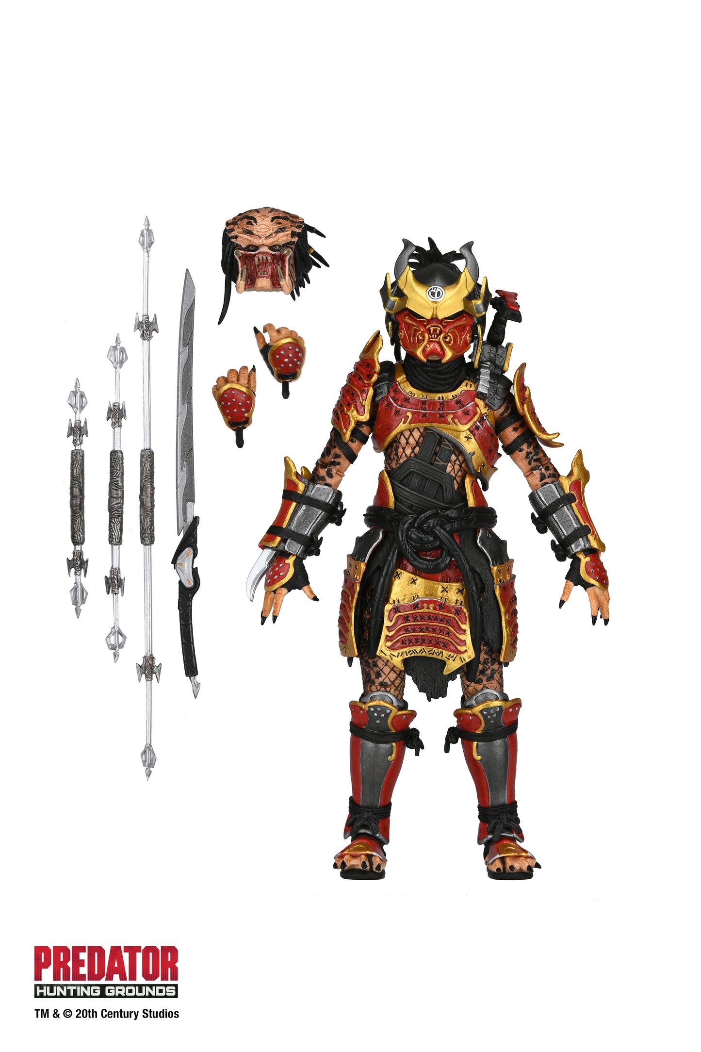 Predator: Hunting Grounds: Ultimate Samurai Predator - 7 in Scale Action Figure