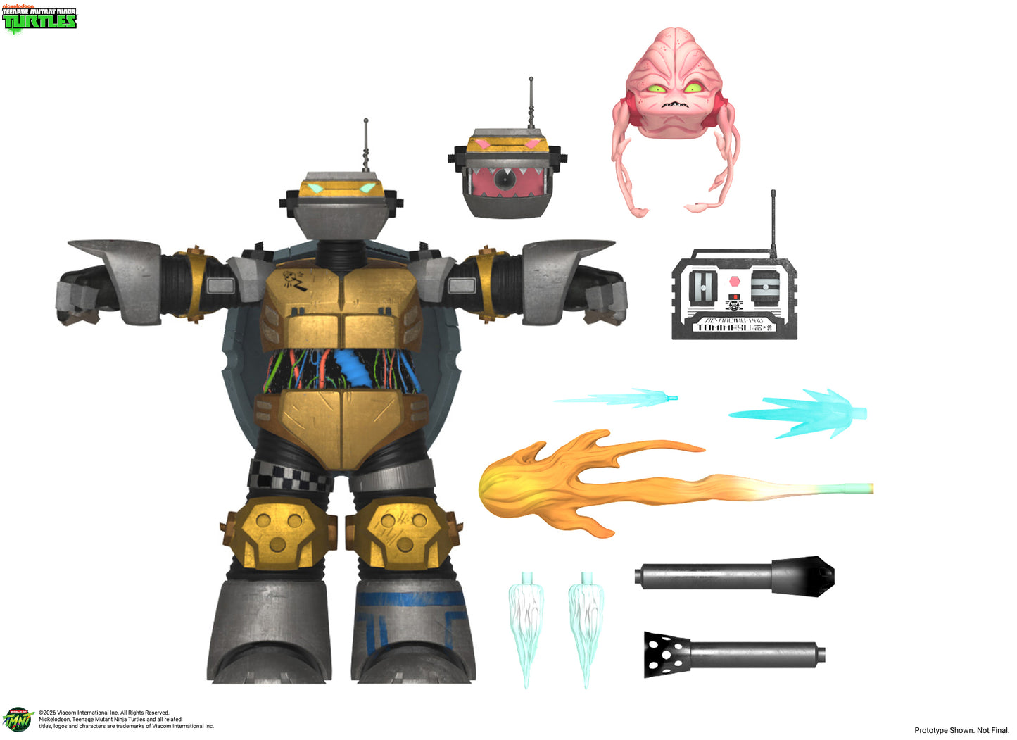 [Pre-Order] Teenage Mutant Ninja Turtles (2012 Cartoon): Ultimate Metalhead - 7 Inch Scale Action Figure