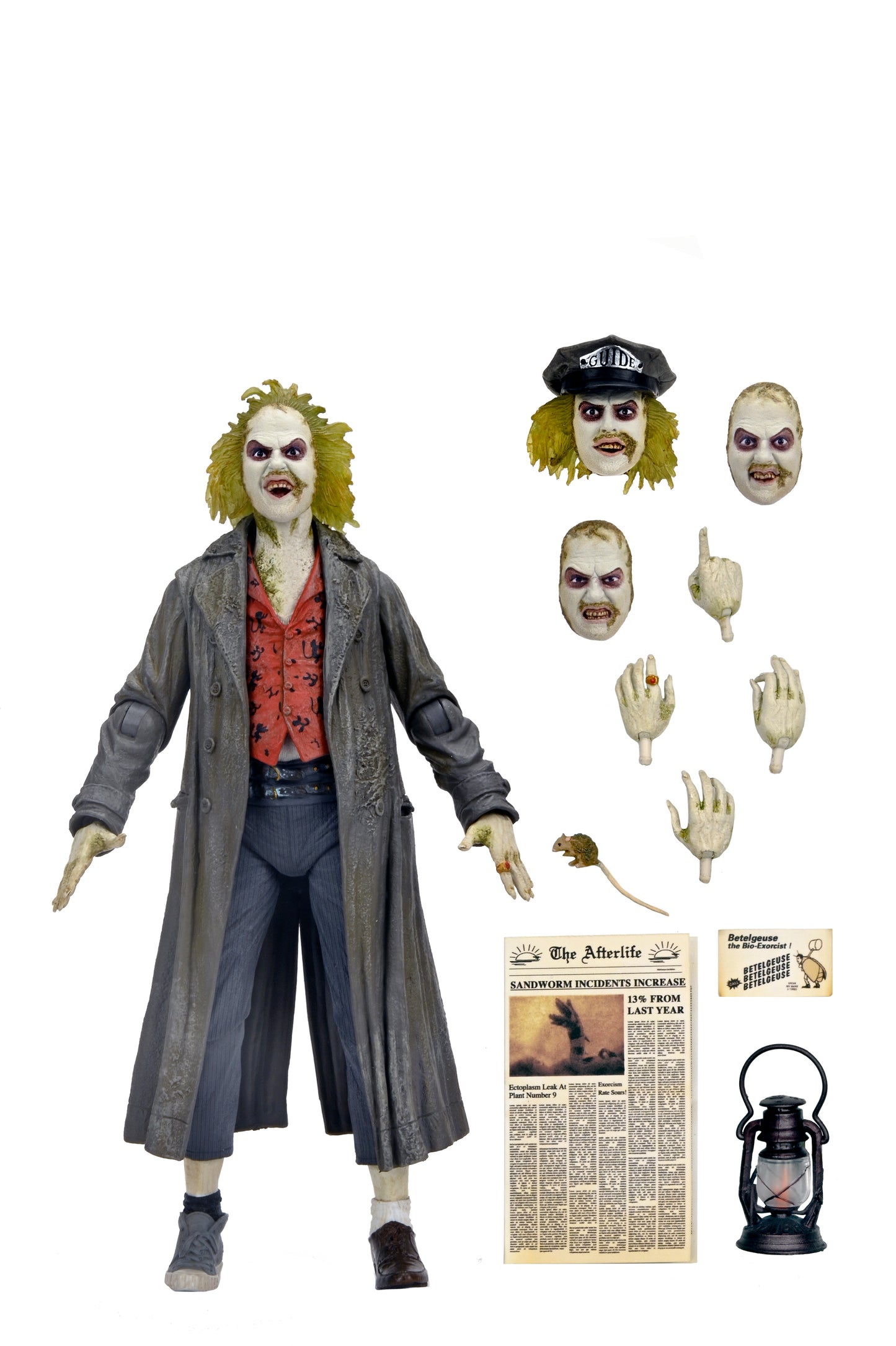 Beetlejuice (1988): The Bio-Exorcist Tour Guide Beetljuice - 7 inch Scale Action Figure