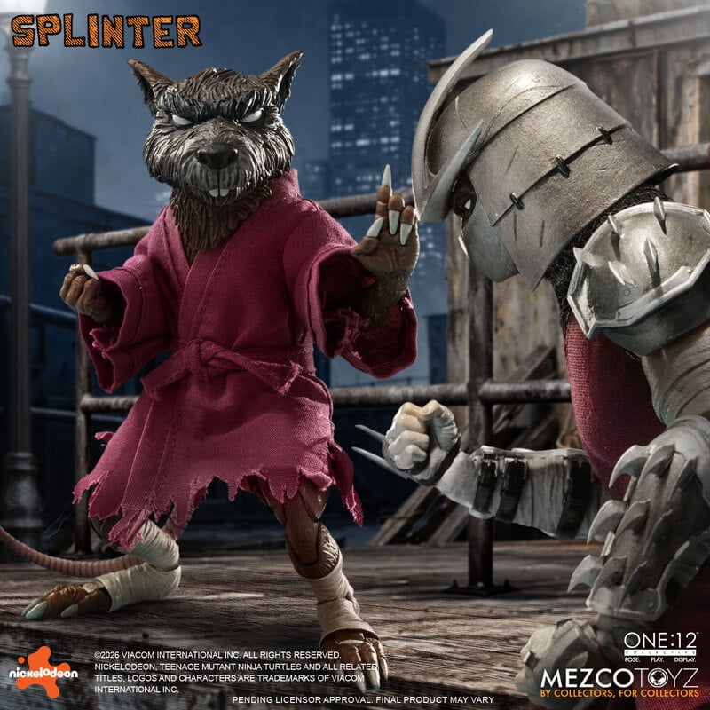 [Pre-Order] Teenage Mutant Ninja Turtles: Splinter - One:12 Action Figure