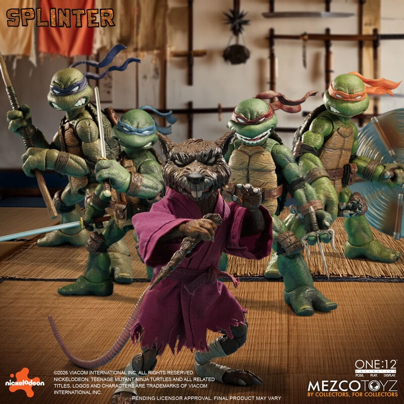 [Pre-Order] Teenage Mutant Ninja Turtles: Splinter - One:12 Action Figure