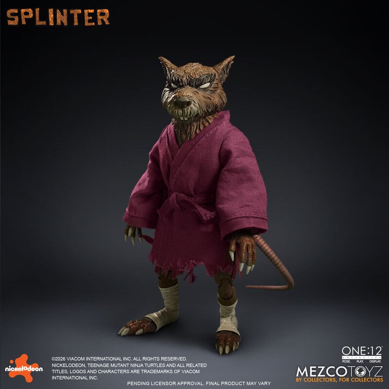 [Pre-Order] Teenage Mutant Ninja Turtles: Splinter - One:12 Action Figure