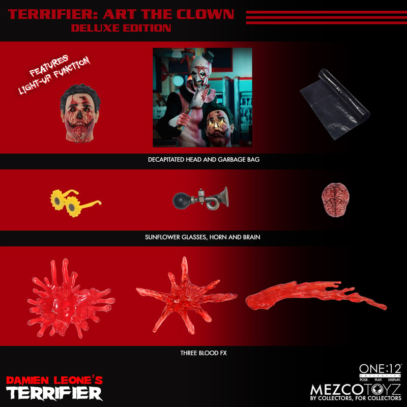 Damien Leone's Terrifier: Art the Clown - Deluxe Edition One:12 Collective Action Figure