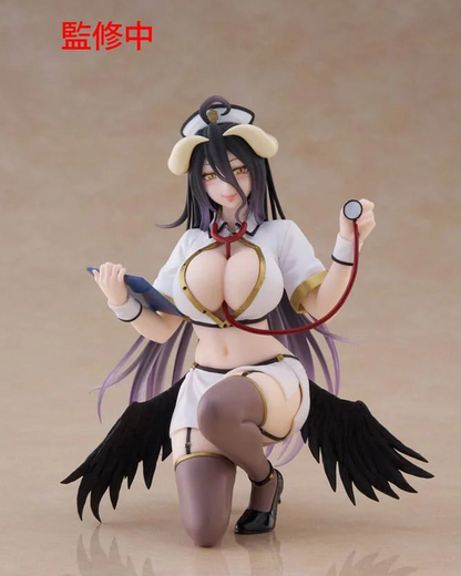Overlord: Albedo (Nurse Ver.) - Desktop Cute Figure