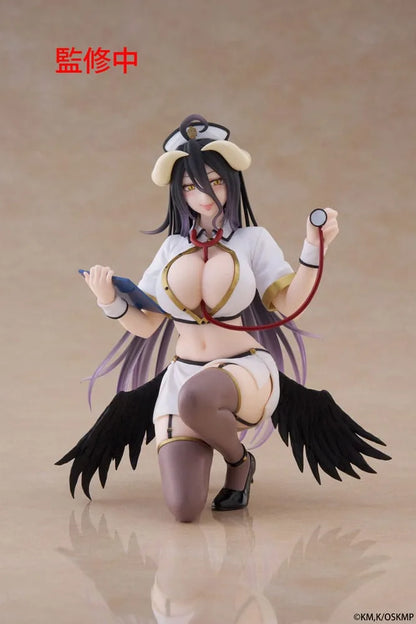 Overlord: Albedo (Nurse Ver.) - Desktop Cute Figure
