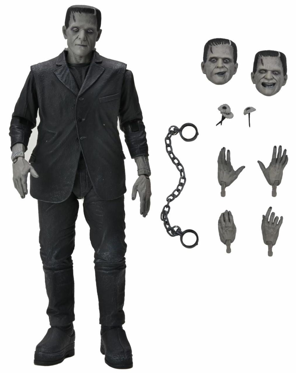 Universal Monsters: Ultimate Frankenstein's Monster (Black & White) - 7" Scale Action Figure