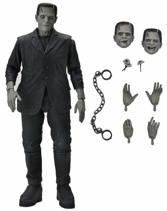 Universal Monsters: Ultimate Frankenstein's Monster (Black & White) - 7" Scale Action Figure