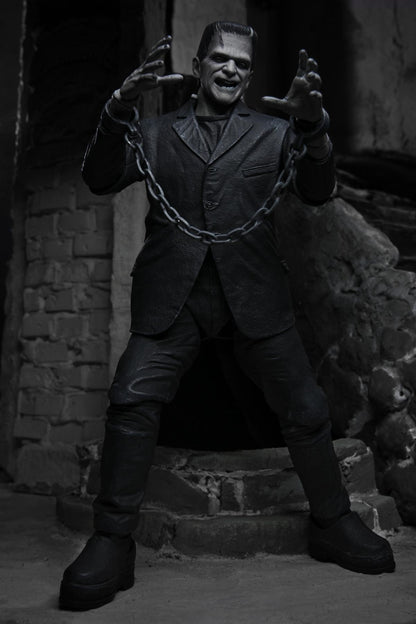 Universal Monsters: Ultimate Frankenstein's Monster (Black & White) - 7" Scale Action Figure