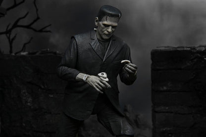 Universal Monsters: Ultimate Frankenstein's Monster (Black & White) - 7" Scale Action Figure