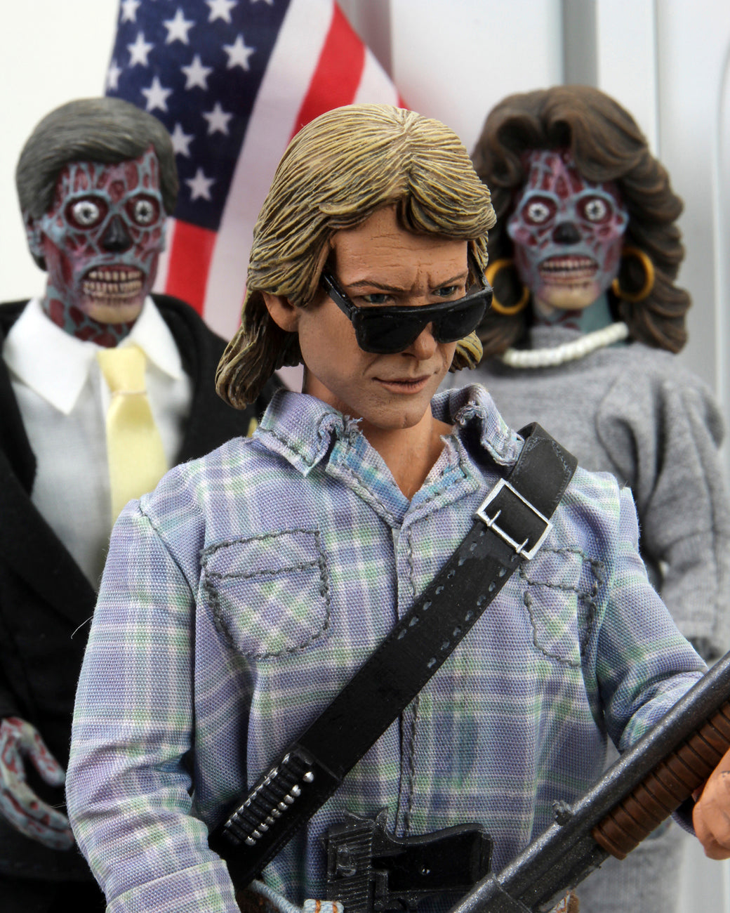 They Live - John Nada - 8" Clothed Action Figure - Videguy Collectibles