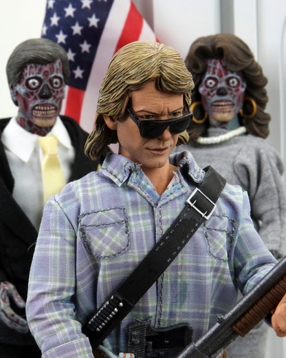 They Live - John Nada - 8" Clothed Action Figure - Videguy Collectibles