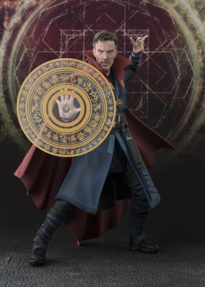 Bandai S.H.Figuarts: Doctor Strange - Doctor Strange & Burning Flame Set - Videguy Collectibles