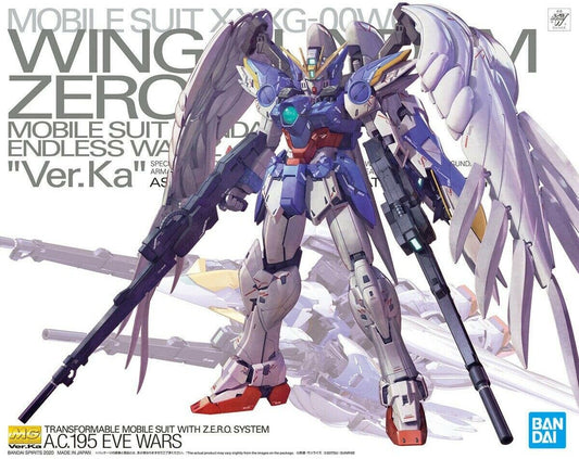 Bandai Hobby - Endless Waltz - Wing Gundam Zero (EW) Ver. Ka - MG 1/100 Model Kit